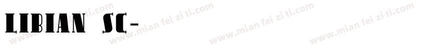 libian sc字体转换